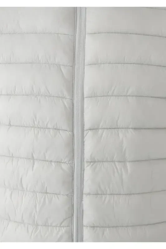 Kulrang shishirilgan kurtka 0110016-70075-Kulrang - 7