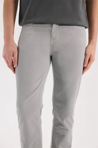 Kulrang Slim Fit 5 cho'ntakli sport shim - 3
