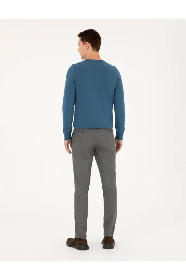 Kulrang Slim Fit Kanvas Shimim - 4