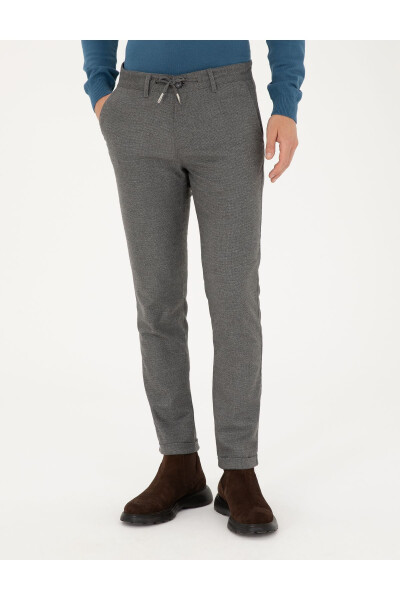 Kulrang Slim Fit Kanvas Shimim - PIERRE CARDIN (1)