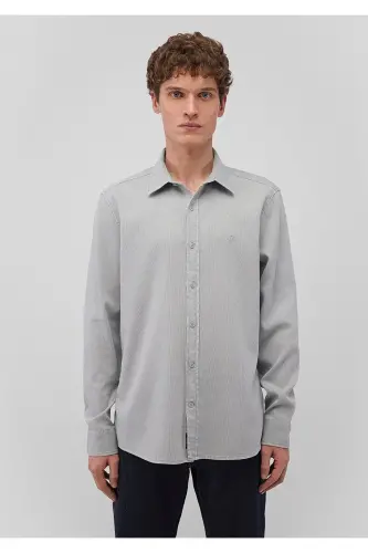 Kulrang Slim Fit ko'ylak / Tor Kesim 0211091-70802 - 3