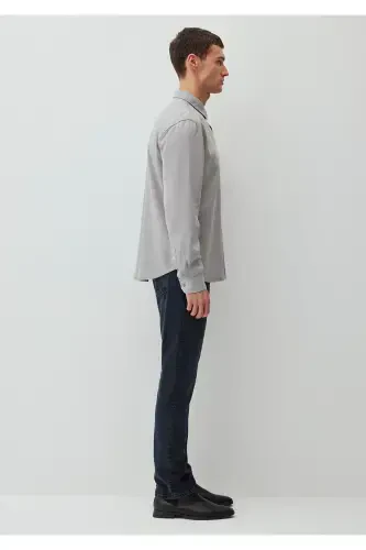 Kulrang Tencel TM Lyocell ko'ylak Regular Fit / Oddiy - 1