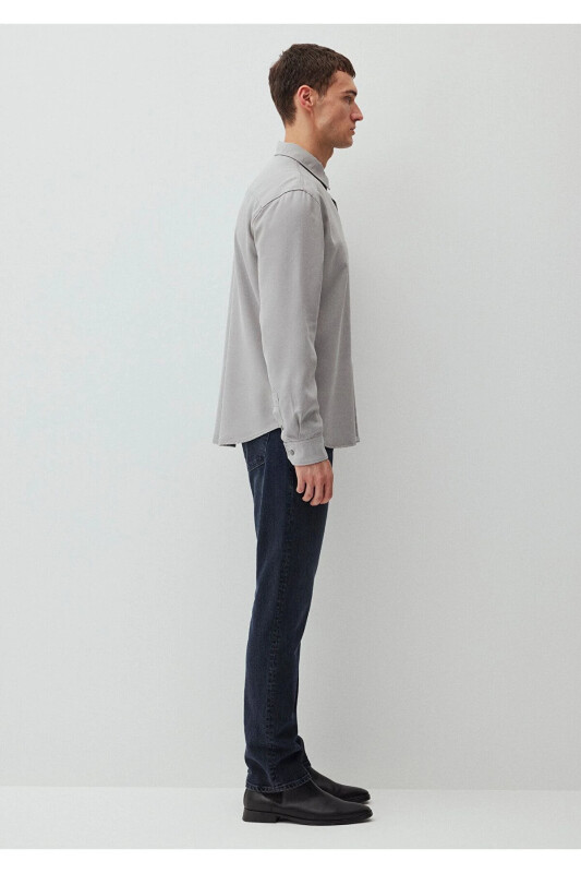 Kulrang Tencel TM Lyocell ko'ylak Regular Fit / Oddiy - 1