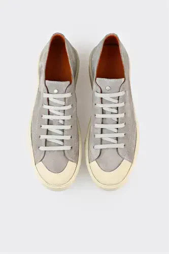 Kulrang teri erkaklar sport poyabzali - 4