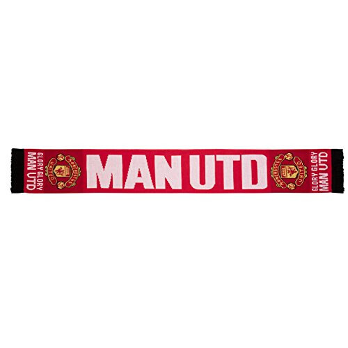 Club Licensed Manchester United 'Glory Glory' Scarf - Red - One Size - Manchester United FC (1)
