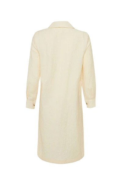 Kumaşı Kraşlı Rahat Kesim Tunik - 3