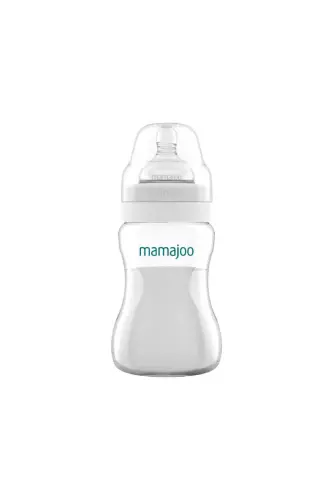 Kumush anti-kolik emzik 250 ml, 6 oy, o'rta oqimli - MAMAJOO (1)