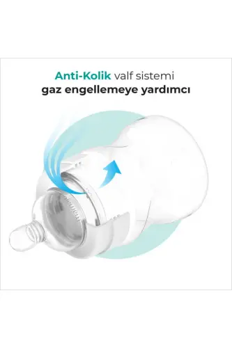 Kumush Anti-kolik Shishacha 150 Ml, Yangi tug'ilgan chaqaloq, 0 Oy, Sekin oqim - 12
