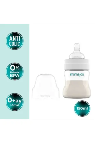 Kumush Anti-kolik Shishacha 150 Ml, Yangi tug'ilgan chaqaloq, 0 Oy, Sekin oqim - 3
