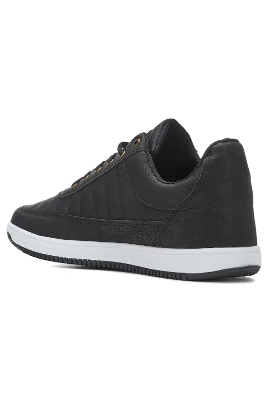 Kundalik Erkak Qora Oq Qulay Sneaker Yengil Bog'ichli Yugurish Sport Oyoq Kiyimi 013c-QORA OQ 013C - 4