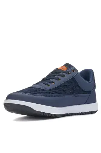 Kundalik erkaklar krossovkasi bog'ichli yengil qulay to'rli yurish sport poyabzali - LACIVERT - CALLIBRON (1)