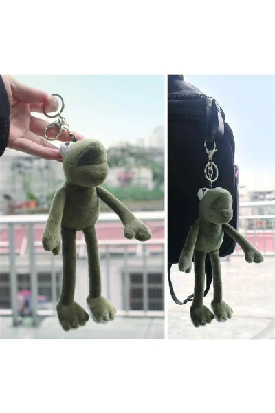 Kurbağa Kermit Peluş Anahtarlık Ve Çanta Süsü - 2