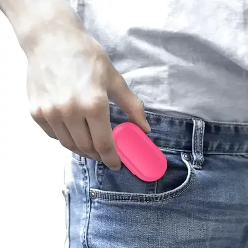 kurdene Simsiz Quloqchinlar Bluetooth 5.3 Quloq Ichidagi Yengil Eshitish Vositalari, Chuqur Bass Ovoz, O'rnatilgan Mikrofonli Garnitura, Sport Mashg'ulotlari uchun Aniq Qo'ng'iroqlar Quloqchinlari Pushti - 6