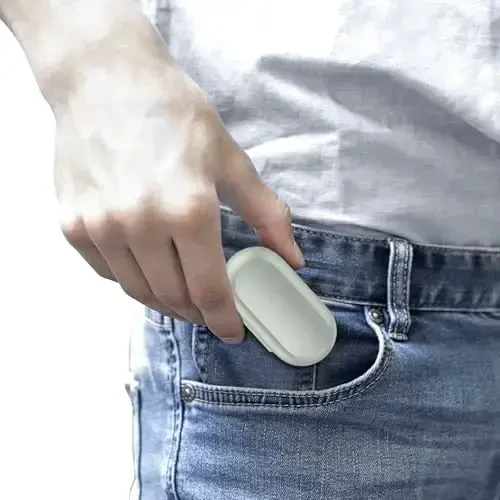 kurdene Simsiz Quloqchinlar Bluetooth 5.3 Quloq Ichidagi Yengil Vaznli Naushniklar, Chuqur Bass Ovoz, O'rnatilgan Mikrofonli Garnitura, Sport Mashg'ulotlari uchun Tiniq Qo'ng'iroqlar Eshitish vositasi Moviy - 7