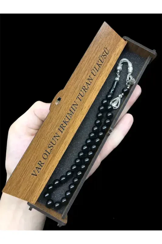 Küre Kesim Ahşap Kutulu Oltu Tesbih, Hediye Tesbih-kutu8 - KANUNİ TESBİH