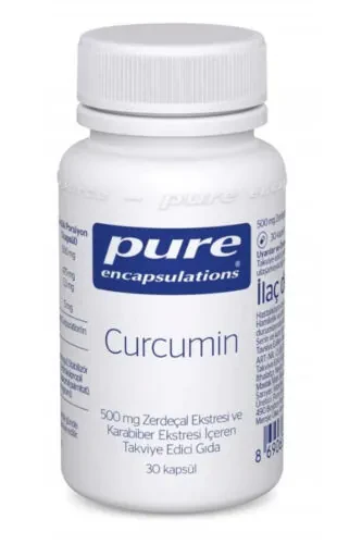 Pure Curcumin 500 mg 30 Kapsül - PURE ENCAPSULATIONS