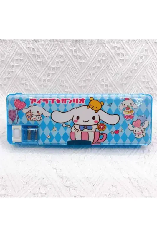 Kuromi, My Melody, Cinnamoroll 3d Lüx Eva Kalem Çantası, Kalemtraşlı, Kalem Kutusu ( 1 Adet )-Cinnamoroll - SANRIO