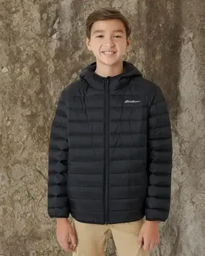 Куртка Eddie Bauer для мальчиков — пуховик CirrusLite, водоотталкивающий, утеплённый, стёганый (3-20). - 7
