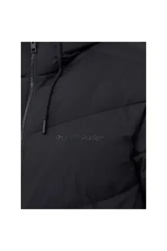 Куртка мужская Jack&Jones Vesterbro Puffer с капюшоном, черная - 7