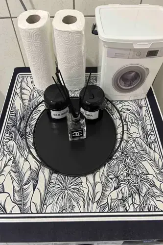 Kurutmalık Çamaşır Makinesi Örtüsü Koruma Matı Sıvı Geçirmez Kaymaz Yıkanabilir - 4