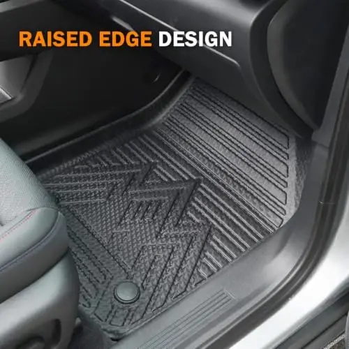 KUST 2025-2026 Tesla Model Y Juniper için Paspaslar (Yalnızca Standart Modeller) | Ön Arka Paspas Aksesuarları, Bagaj Kargo Paspası, Kapı Eşiği Koruyucu, Her Hava Koşulunda Koruma, TPE Kauçuk, Yükseltilmiş Kenar - 4