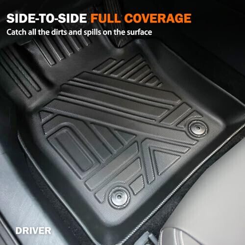 KUST Floor Mats for Chevy/Chevrolet Malibu 2016-2025, All Weather Floor Liners TPE Front Rear 2 Row Car Mats for Malibu Accessories High Edge Non-Slip - 4