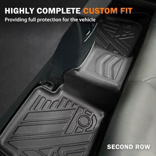 KUST Floor Mats for Chevy/Chevrolet Malibu 2016-2025, All Weather Floor Liners TPE Front Rear 2 Row Car Mats for Malibu Accessories High Edge Non-Slip - 6