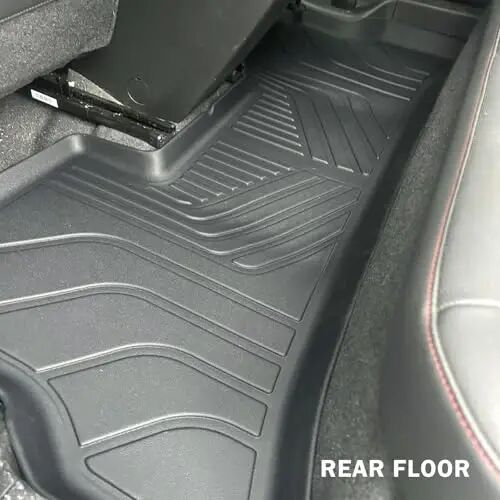 KUST Floor Mats for 2024-2026 Chevy Trax Accessories | Front Rear 2 Rows Floor Liners, All Weather Protection Car Mats, TPE Rubber, Raised Edge - 4