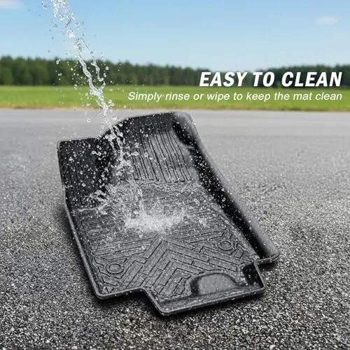 KUST Floor Mats for 2024-2026 Chevy Trax Accessories | Front Rear 2 Rows Floor Liners, All Weather Protection Car Mats, TPE Rubber, Raised Edge - 5
