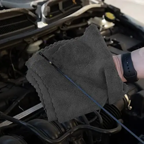 Arkwright Smart Rags in Box - (Pack of 50) Lint Free Microfiber Cleaning Cloth, Scratch & Streak-Free, Dispensable Wash Towels for Cars, Window Glass, and Auto Shop, 12 x 12 in, Black - 5