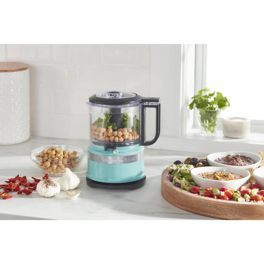 Кухонный комбайн KitchenAid 3.5 чашки, Aqua Sky, KFC3516 - 11