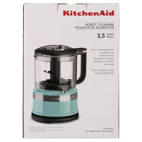Кухонный комбайн KitchenAid 3.5 чашки, Aqua Sky, KFC3516 - 13