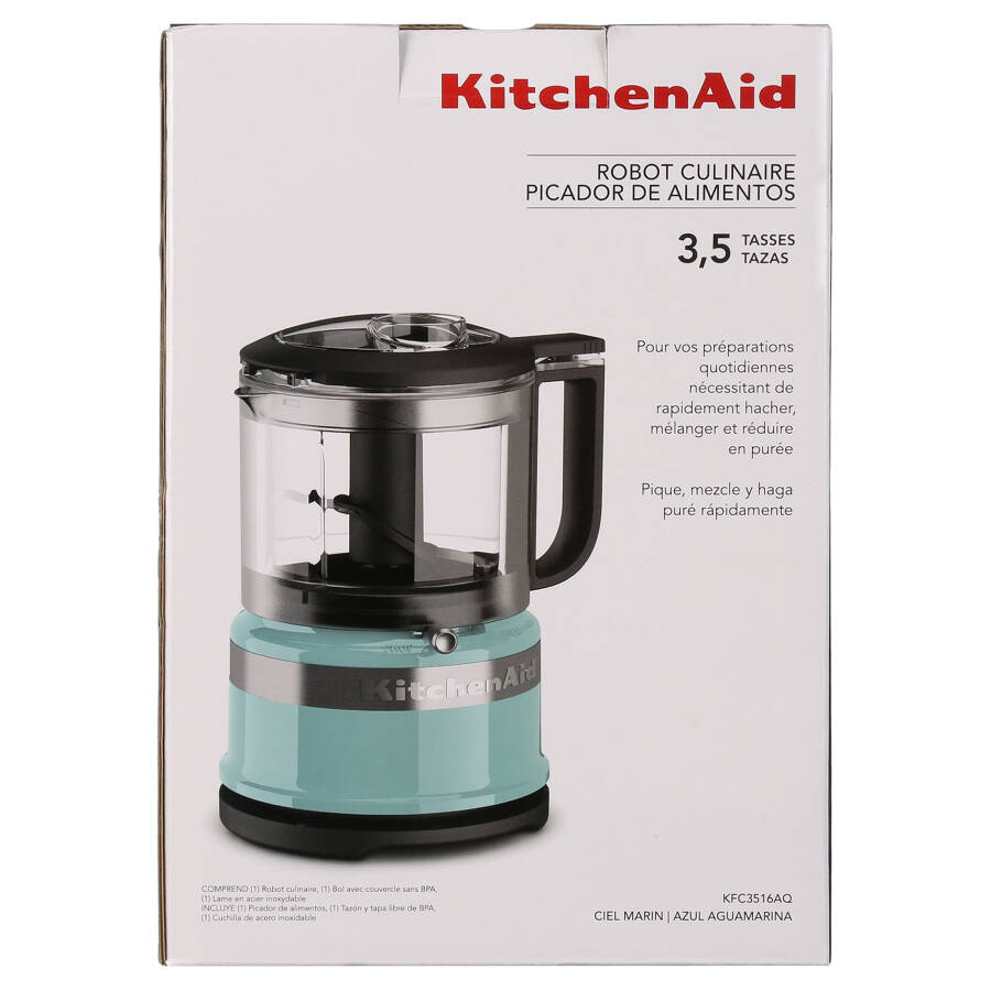 Кухонный комбайн KitchenAid 3.5 чашки, Aqua Sky, KFC3516 - 13