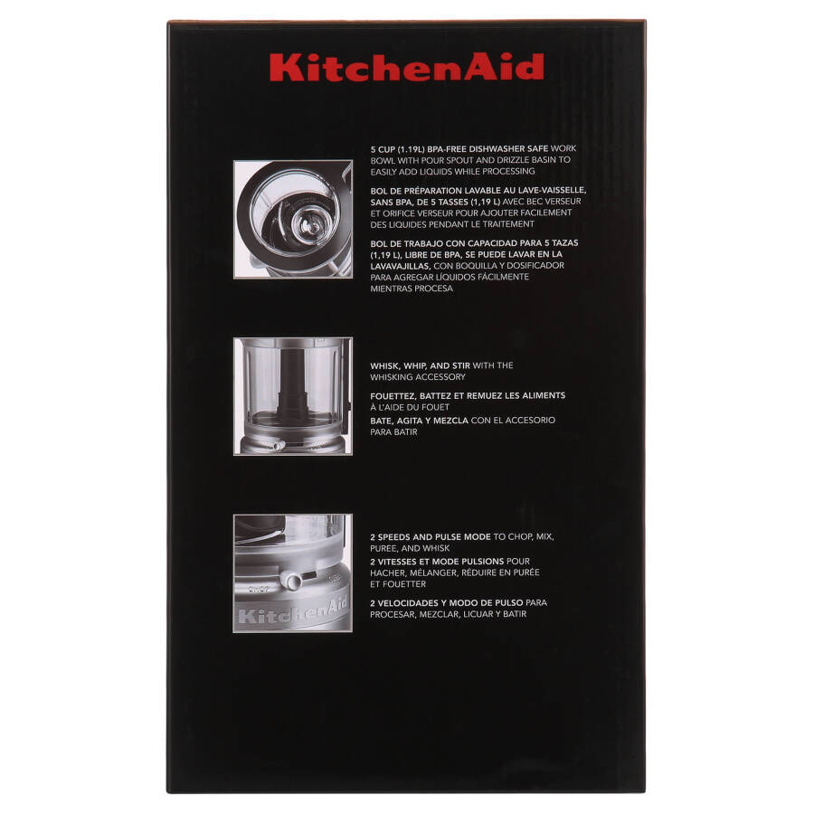 Кухонный комбайн KitchenAid 5 Cup, Императорский красный, KFC0516 - 13