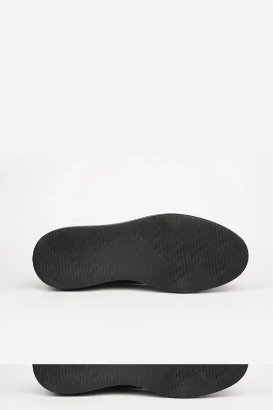 Kuyovlik va kostyum qora charm poyafzali qora innovatsion uslubi bilan nafislik va qulaylikni birga taqdim etadi-70914 RUGAN - 1