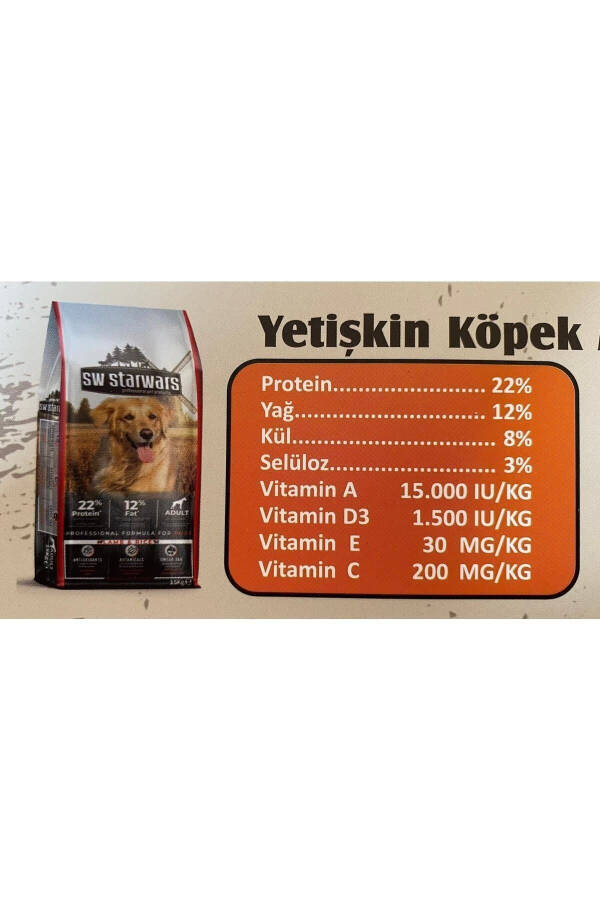 Kuzu Etli Köpek Maması 22 Protein (15 Kg) - 2