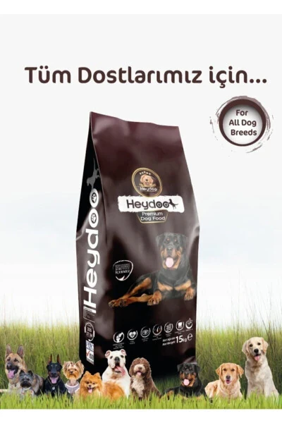 Yetişkin Köpek Maması 15 Kg Yeni Üretim - HEYDOO (1)