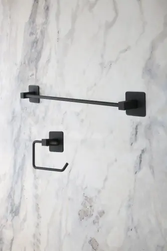 Квадратный навесной держатель для туалетной бумаги серии Square - 3