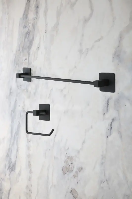 Квадратный навесной держатель для туалетной бумаги серии Square - 3