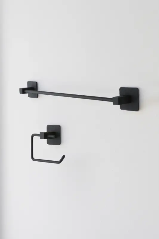 Квадратный навесной держатель для туалетной бумаги серии Square - 7