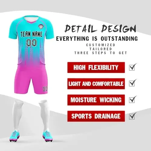 KXK moslashtirilgan futbol formasi kattalar va bolalar uchun futbol mashg'ulotlari uchun bosma ism raqami logotipi - 7