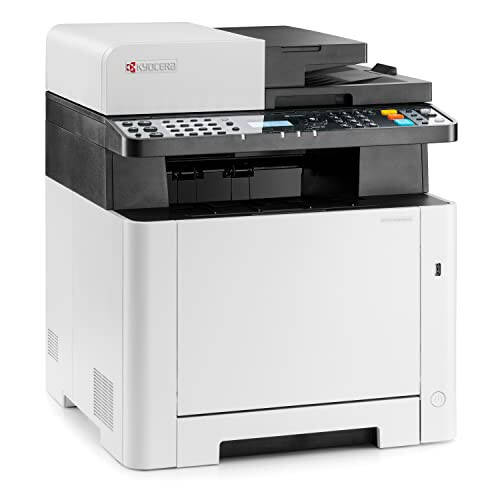 Kyocera ECOSYS MA2100cwfx, 22ppm Copy/Scan/Print/Fax Color Laser MFP. Standard 1200dpi, ADF, 5 Line LCD and Hard Key Control Panel, Duplex - 2