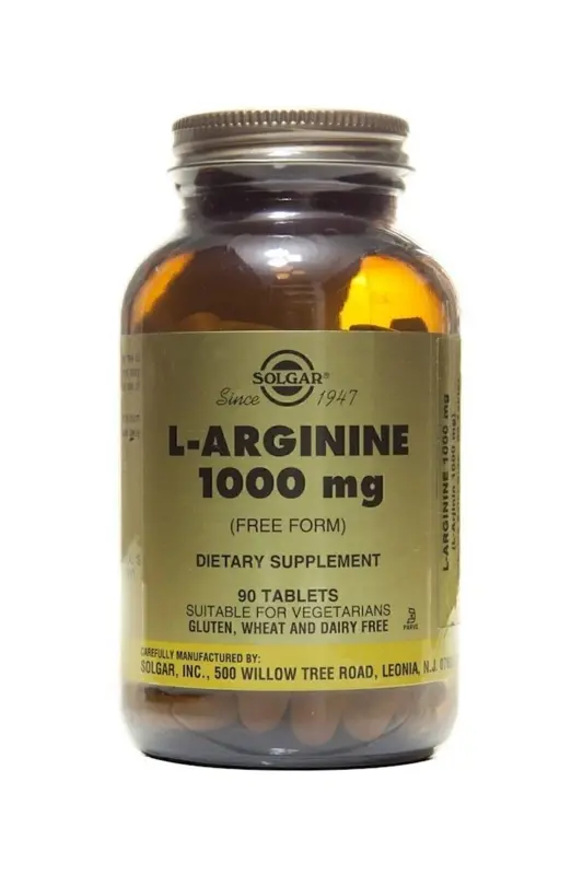 L-аргинин 1000 мг 90 таблеток - SOLGAR