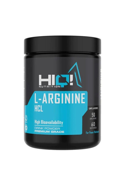 L-arginin Hcl 300g Ta'msiz - HIQ NUTRITION