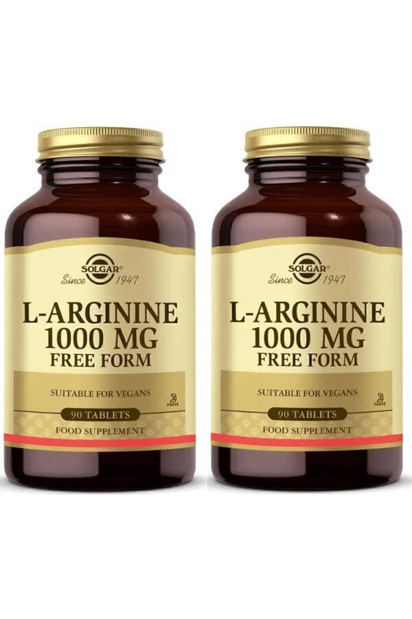 L-Arginine 1000 Mg 90 Tablets 2 Pack - 1