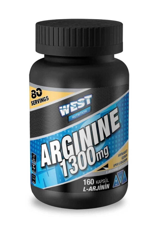 L-Arginine 1300 - 160 Capsules - 4