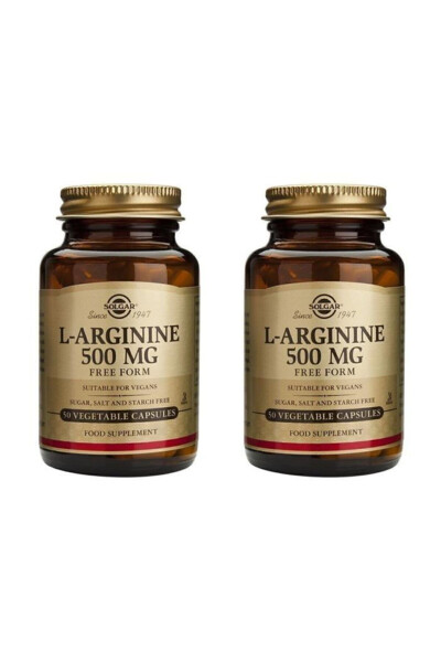 L-Arginine 500 Mg 50 Capsules 2 Pack - 3