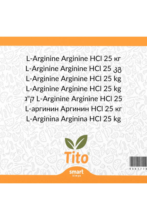 L-Arginine Arginine Hcl 25 Kg - 2