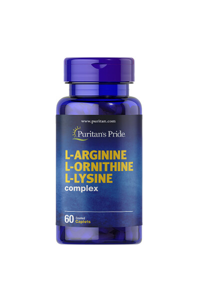 L-arginine L-ornithine L-lysine Complex 60 Tablets - 1