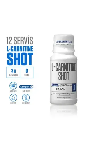 L-carnitine Shot 3000 Mg 12 Ampul - Shaftoli - Modazone (1)